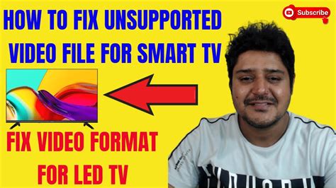 How To Fix Unsupported File Format On Led Tv Convert Audio Video And