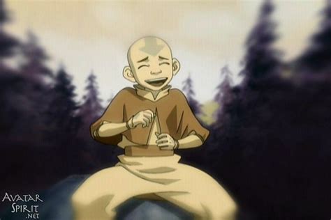 Avatar Aang Laughing In A Flashback From Inside Appas Mind
