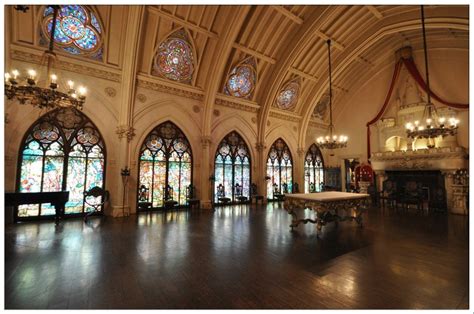 Ballroom At Bellcourt Castle In Newport Haunted Places Architecture
