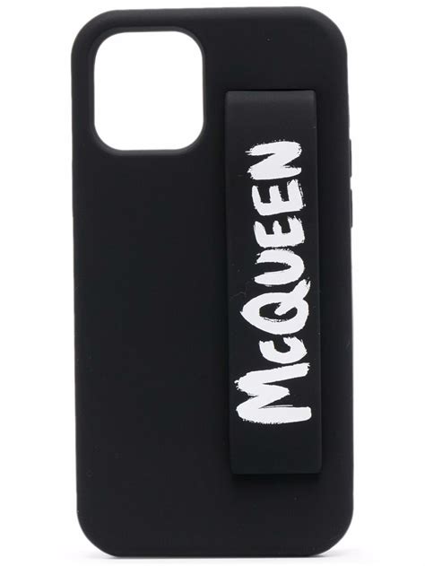 Alexander Mcqueen Graffiti Logo Iphone 12 Pro Cover Farfetch