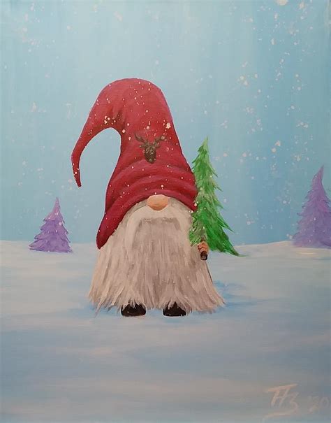 Gnome For The Holidays Painting By Thomas Taylor Fine Art America