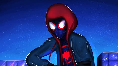 Spider Man Into The Spider Verse Hd Wallpaper By Amiaarts