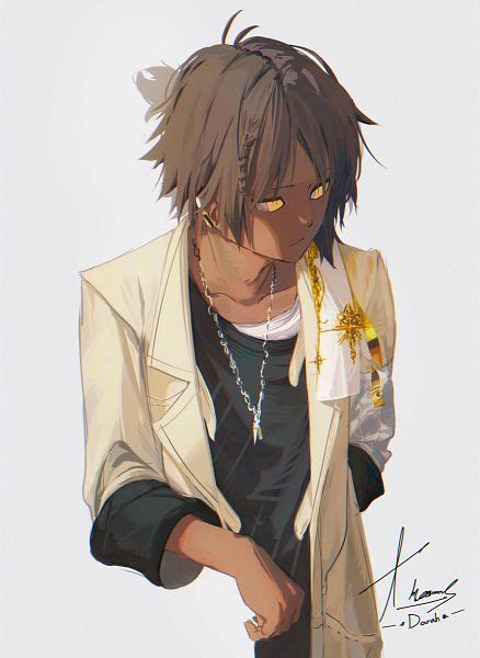 Pin By John Smith On Anime In 2021 Arknights Fanart Black Anime Characters Anime Male Oc
