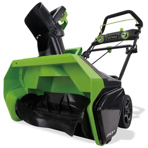Greenworks 40 Volt 20 In Single Stage With Auger Assistance Cordless