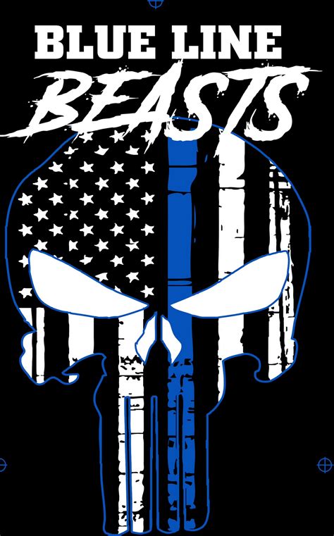 The department of justice is committed to supporting law enforcement, and the national blue alert network will provide this country with the. Blue Line Beasts Law Enforcement Crossfit Fitness Apparel ...