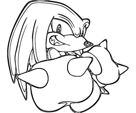 The character gained online notoriety in january 2018 after it became widely adopted as a. Knuckles Solution is Punch Coloring Pages - Download ...