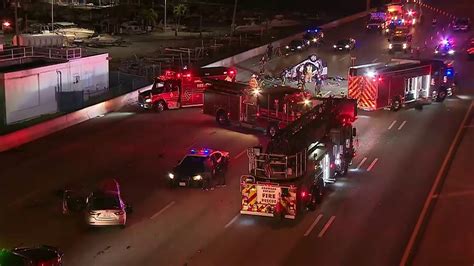 Deadly Crash On I 95 Shuts Down Northbound Lanes For Hours Near Griffin Road Exit Youtube