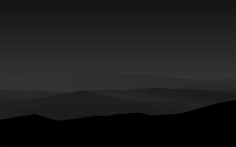 1440x900 Dark Minimal Mountains At Night 1440x900 Wallpaper Hd