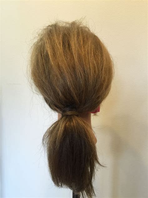 Bouffant Undone With Low Pony Tail 1 Long Hair Styles Bouffant