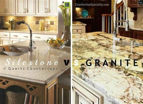 It is a complete illustration of. Silestone vs Granite vs quartz countertop materials ...