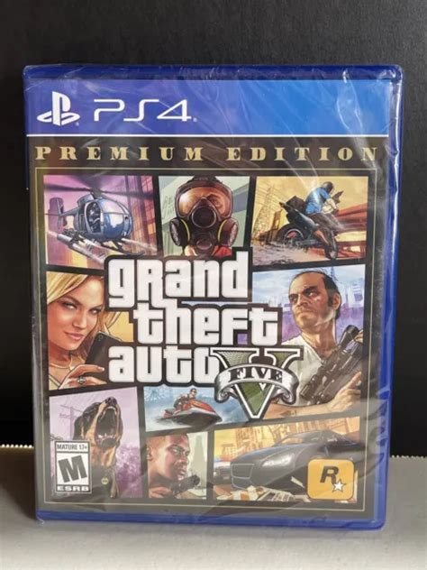 Grand Theft Auto V Premium Edition Gta 5 Ps4 New Factory Sealed 24