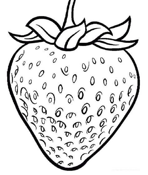 We've got tons of coloring pages. Strawberry Plant Coloring Page at GetColorings.com | Free ...