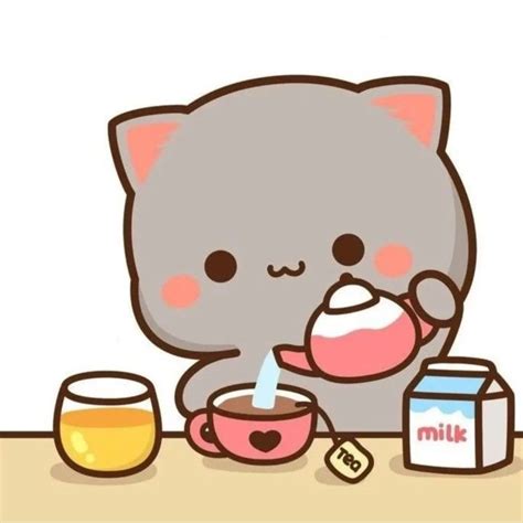 Cute Mochi Cats 💛 Cute Wallpapers Cute Anime Cat Cute Love