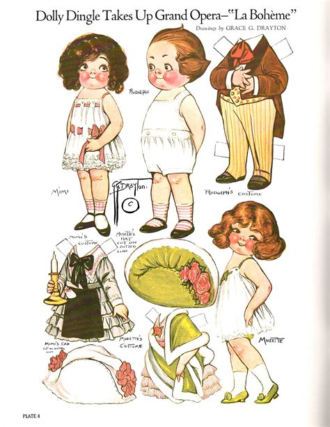 Miss Missy Paper Dolls Adventures Of Dolly Dingle Paper Dolls