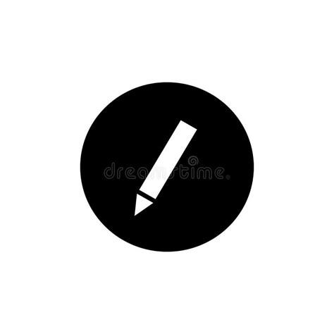Pen Pencil Icon Edit Button Trendy Flat Style Vector Icon Stock