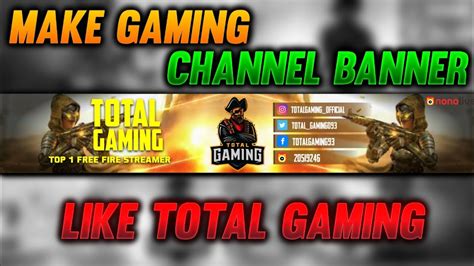 Luckily, creatopy is equipped with the right features to help you achieve that. How To Make A Gaming Channel Banner || Free Fire Gaming ...