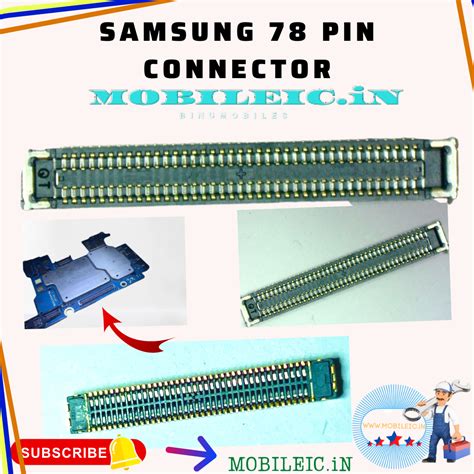 Samsung 78 Pin Connector Motherboard Fpc Lcd Display Flex Cable