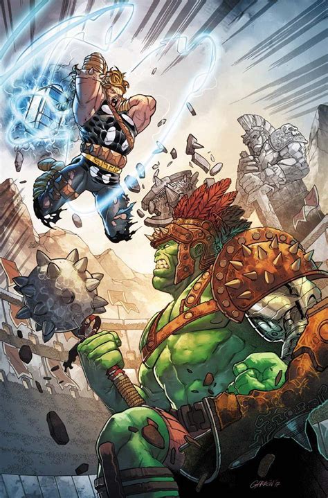 Thor Ragnarok The Hulk By Javier Garron Colours By Israel Silva