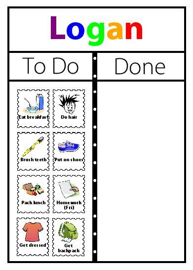 Make A Magnetic Checklist For Your Kids School Checklist Kids