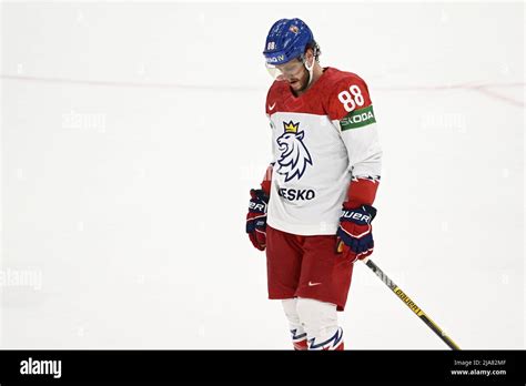 Tampere Finland 28th May 2022 Czech David Pastrnak After Losing