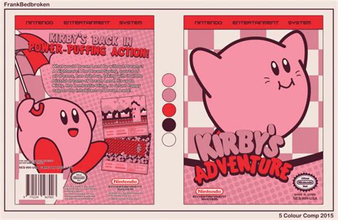 Kirbys Adventure Nes Box Art Cover By Frankbedbroken
