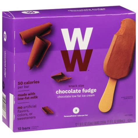 Weight Watchers Chocolate Fudge Ice Cream Bars Ct Kroger