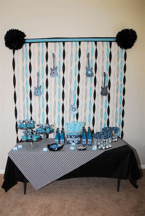 Rock Star Baby Shower Party Ideas Photo 17 Of 20 Rock Baby Showers