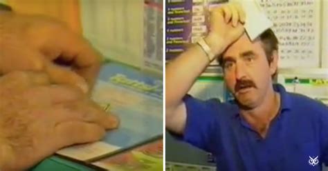 the guy who won the lottery twice the second time he was on camera i m a useless info junkie