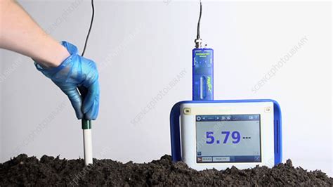 Measuring Soil Acidity Stock Video Clip K0042124 Science Photo