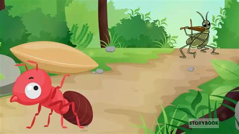 The Ant And The Grasshopper Story With Pictures Storybook
