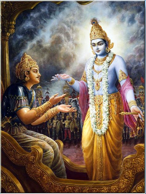 Krishna Y Arjuna Bhagavad Gita Krishna Avatar Lord Krishna