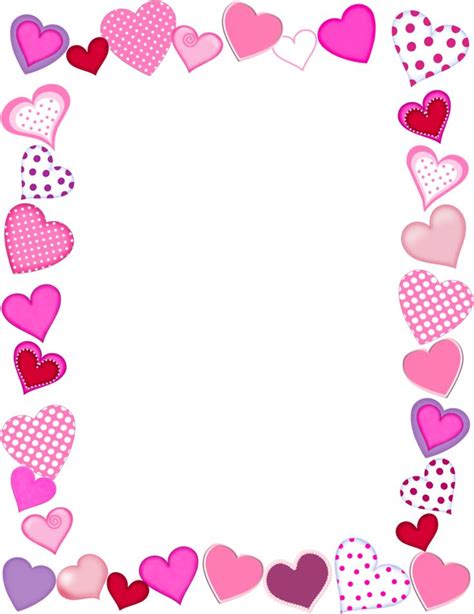 🔥 Free Download Hearts Borders And Frames Printable Frames And Borders