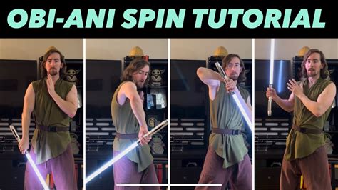Obi Ani Lightsaber Spin Tutorial With Jedi Shaggy Youtube