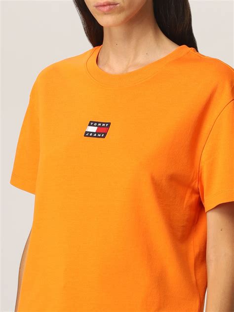 Tommy Hilfiger T Shirt Women T Shirt Tommy Hilfiger Women Orange T Shirt Tommy Hilfiger