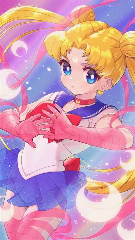 Tsukino Usagi And Sailor Moon Bishoujo Senshi Sailor Moon Drawn By