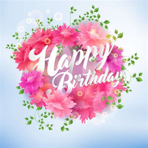 39 Beautiful Happy Birthday Wishes With Flowers Images Hd Free