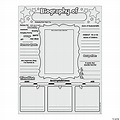 Free Printable Biography Template