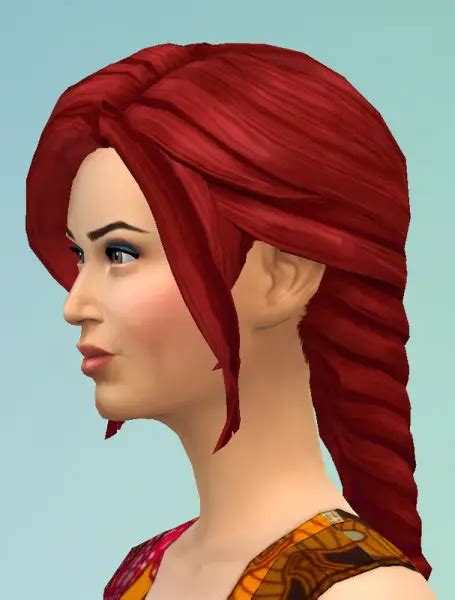 Birksches Sims Blog Fishtail Hairstyle Sims 4 Hairs