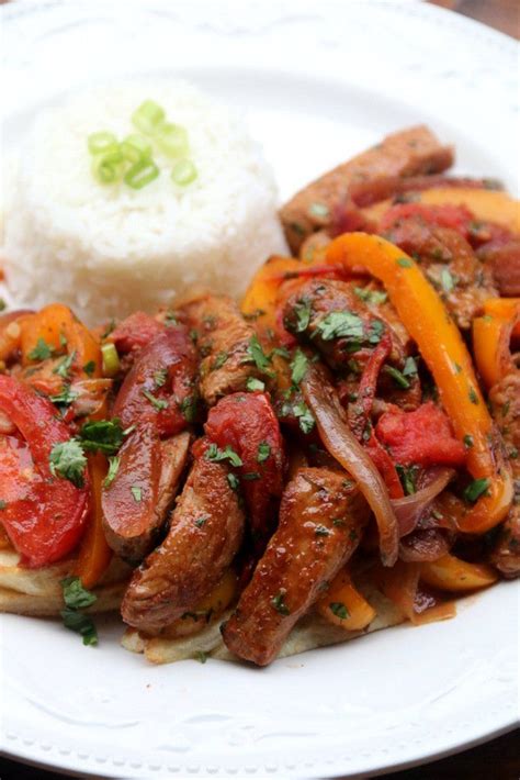 Lomo Saltado Also Called Lomito Saltado Is A Popular Peruvian Dish