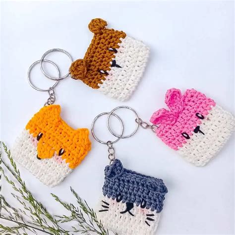 Crochet Keychain Animals Ava Crochet