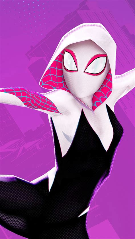 Spider Gwen Stacy In Spider Man Into The Spider Verse Wallpaper Id3491