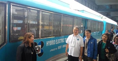 Dost Urges Public To Try The Ph Made Hybrid Electric Train Philippine