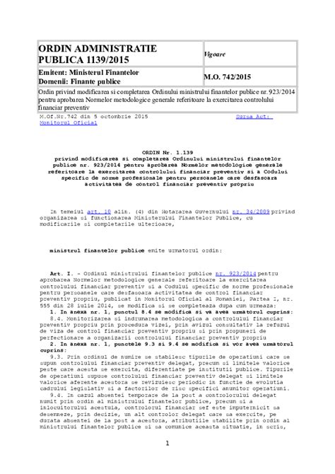 Model Scrisoare De Recomandare Control Financiar Preventiv