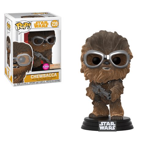 → Figura Funko Pop Chewbacca W Goggles Flocked Star Wars