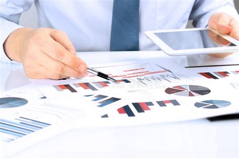close up of businessman analyzing graph on digital tablet stock image image of graphs finance