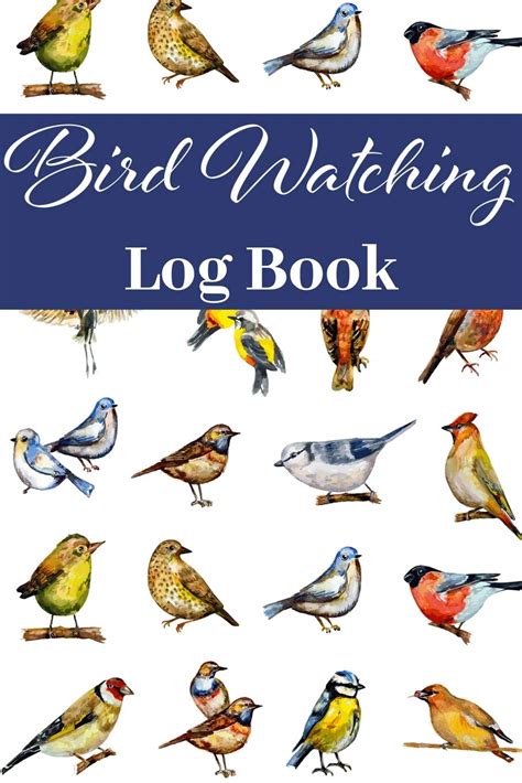 Bird Watching Log Book Track And Record Your Bird Sightings I Birders