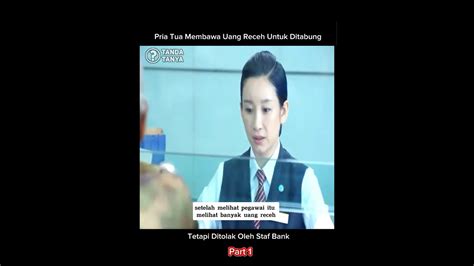 ORANG TUA MISKIN DI TOLOK OLEH PETUGAS BANK UNTUK MENYETOR UANGNYA