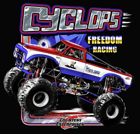 Monster Truck Digital Pdf Design For Cyclops Monster Truck Jam