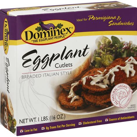 Dominex Cutlets Eggplant Frozen Foods Edwards Food Giant