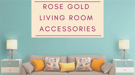 Rose Gold Living Room Accessories Sharehook